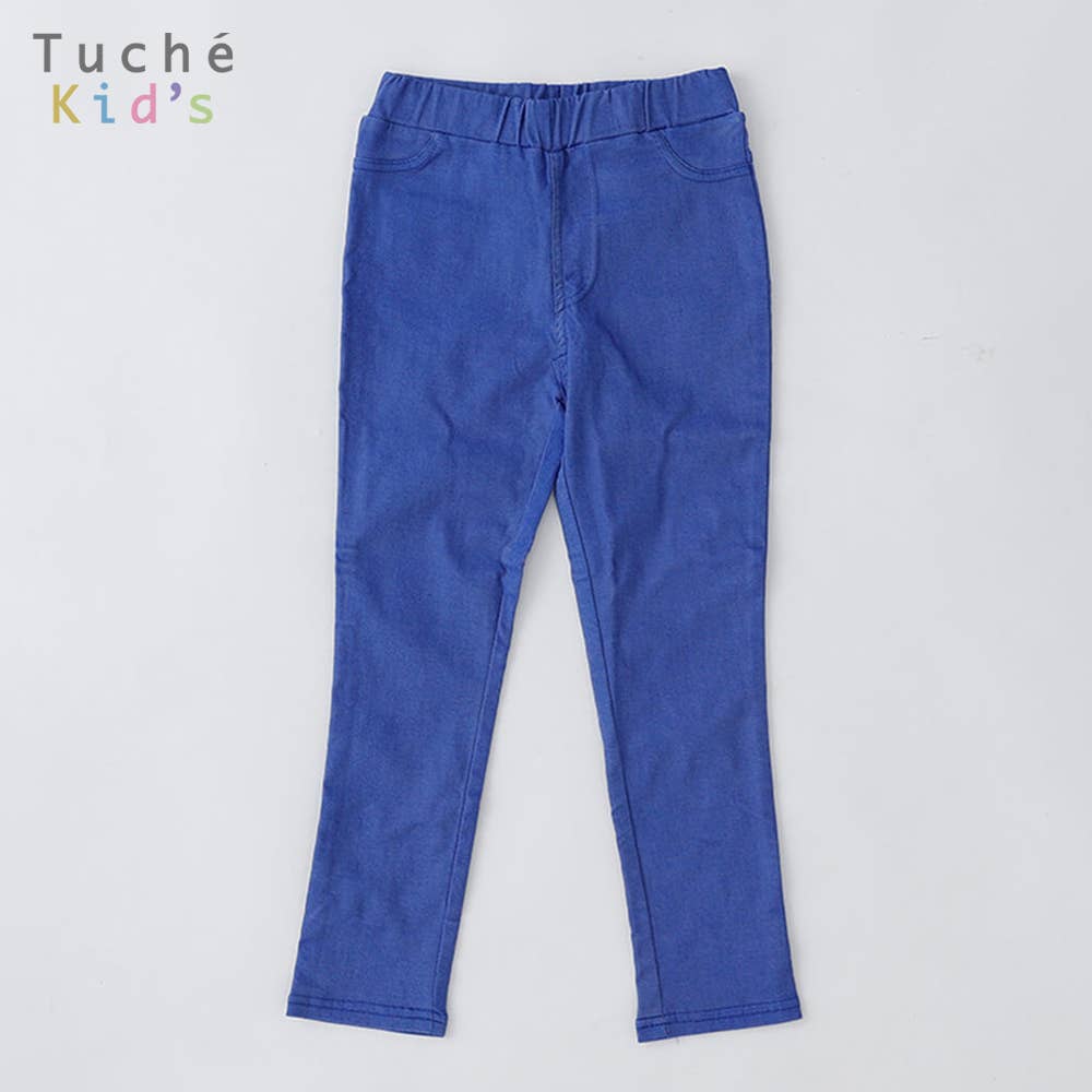 【男児女児兼用】トゥシェ　キッズ　レーヨン混ストレッチパンツ